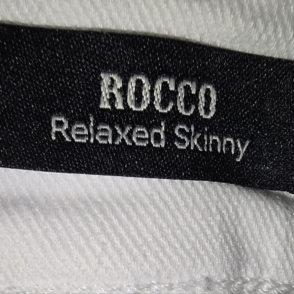 True Religion Rocco Relaxed Skinny  White Jeans Pants - Picture 11 of 13